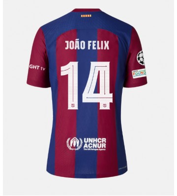 Barcelona Joao Felix #14 Koszulka Podstawowych 2023-24 Krótki Rękaw
